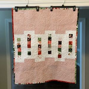Lovely handmade baby quilt.